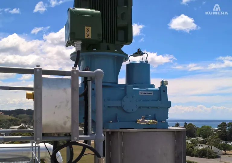 Kumera Agitator Gearboxes. Kumera SF-, SG-, E-Series - High External Loads Gearbox Range