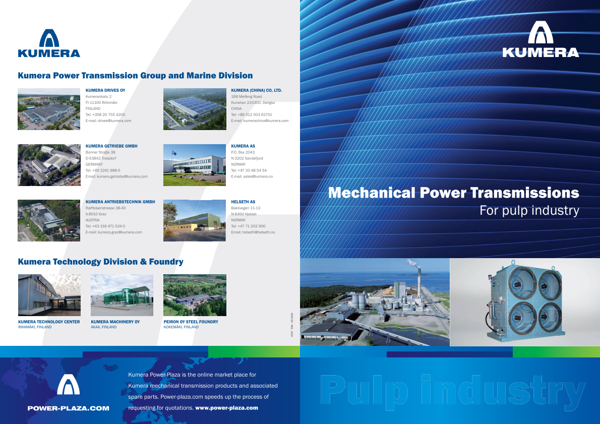 Kumera Mechanical Power Transmissions for Pulp industry (English) (1) – PDF preview