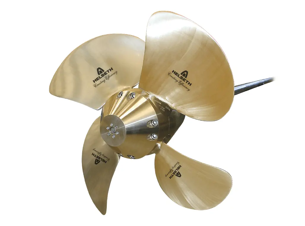 Kumera Helseth - Marine Propeller systems 4-bladed CP propeller