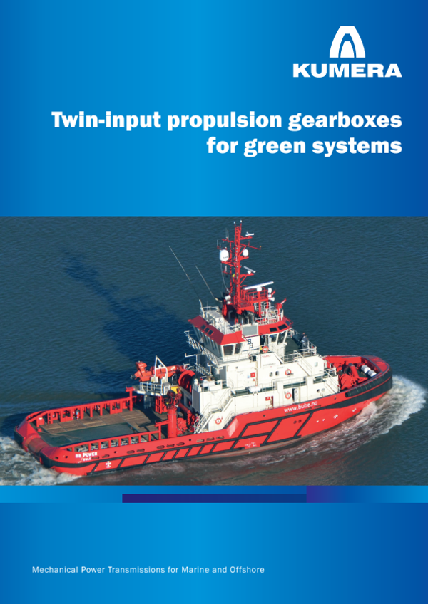Kumera Twin-input propulsion gearboxes for green systems (English) – PDF preview