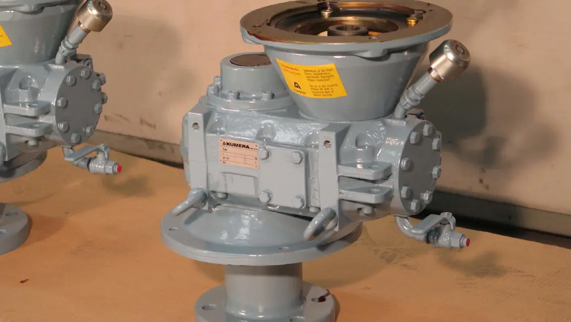 Kumera Agitator Gearboxes. Kumera SF-, SG-, E-Series - High External Loads Gearbox Range