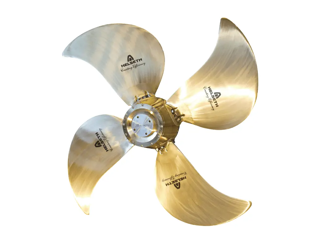 Kumera Helseth - Marine Propeller systems - 4-bladed CP propeller