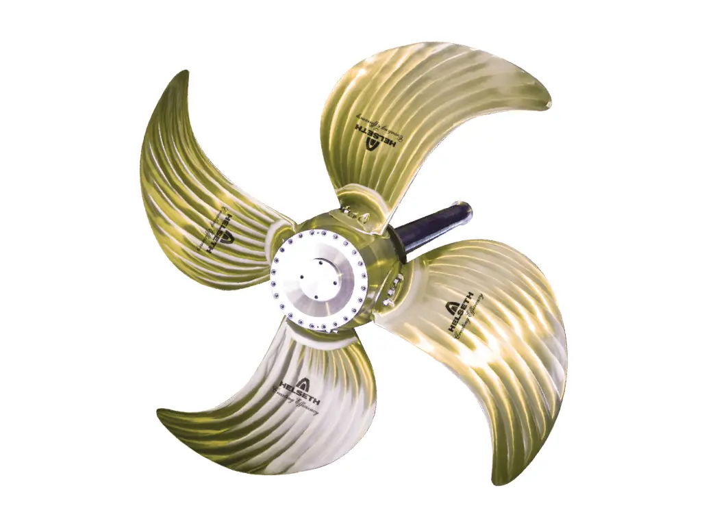Kumera Helseth - Marine Propeller systems - 4-bladed CP propeller