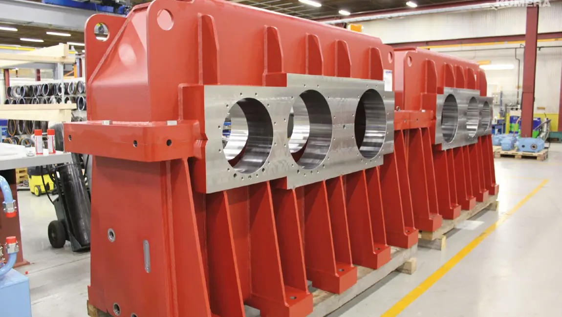 Kumera Custom Built Heavy-Duty Gearboxes for Cement Industry. Kumera Vertical & Horizontal Mill Drives, Girth Gear Drives, Belt Gearboxes, Conveyor Gearboxes, Drive Pinions