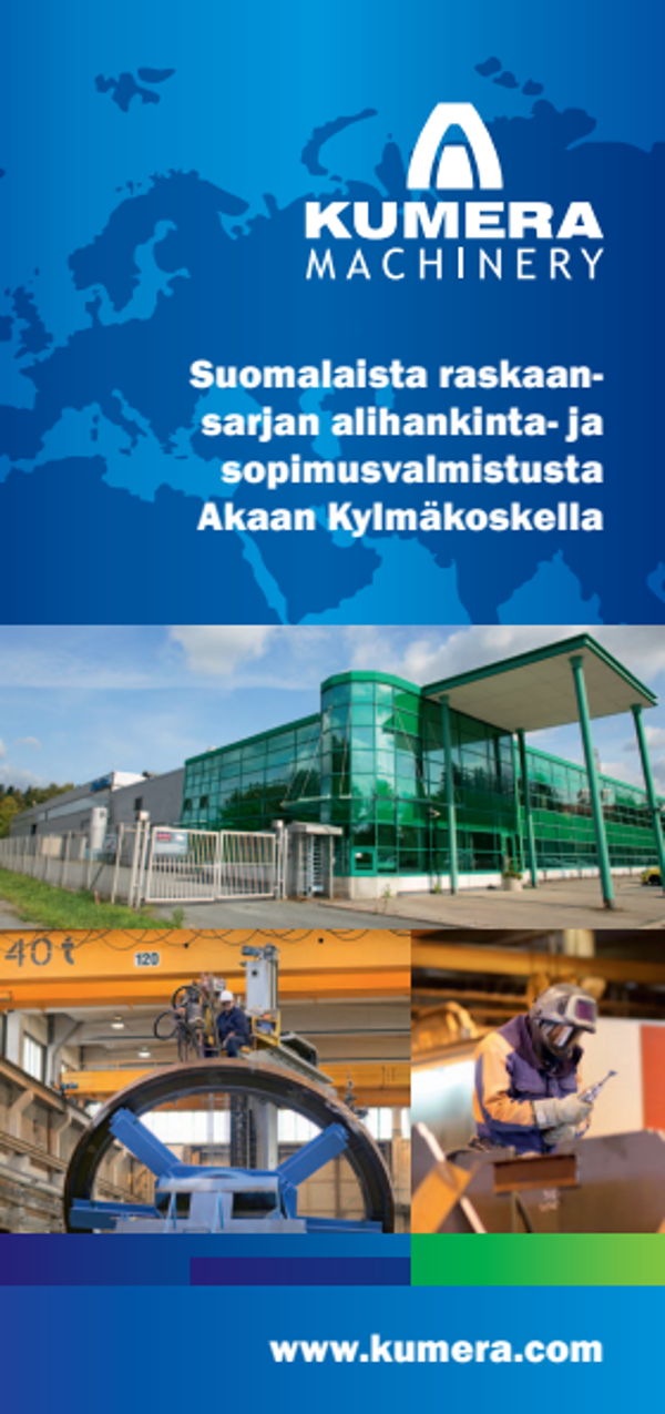 Kumera Machinery – Heavy metal subcontracting manufacturer in Finland (Finnish) – PDF preview
