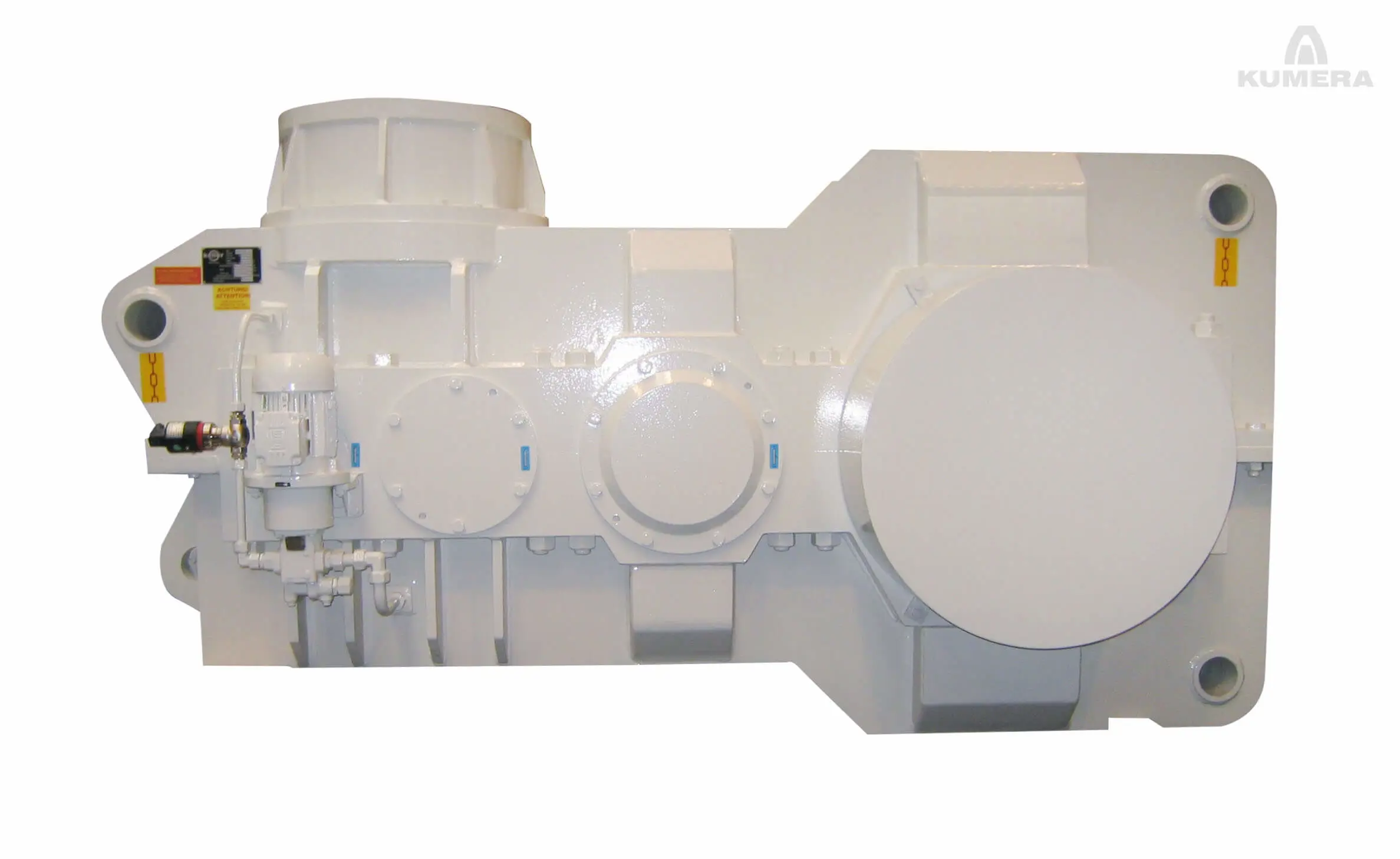 Kumera Custom Built Heavy-Duty Gearboxes for food processing industry. Kumera Pulp press gearbox