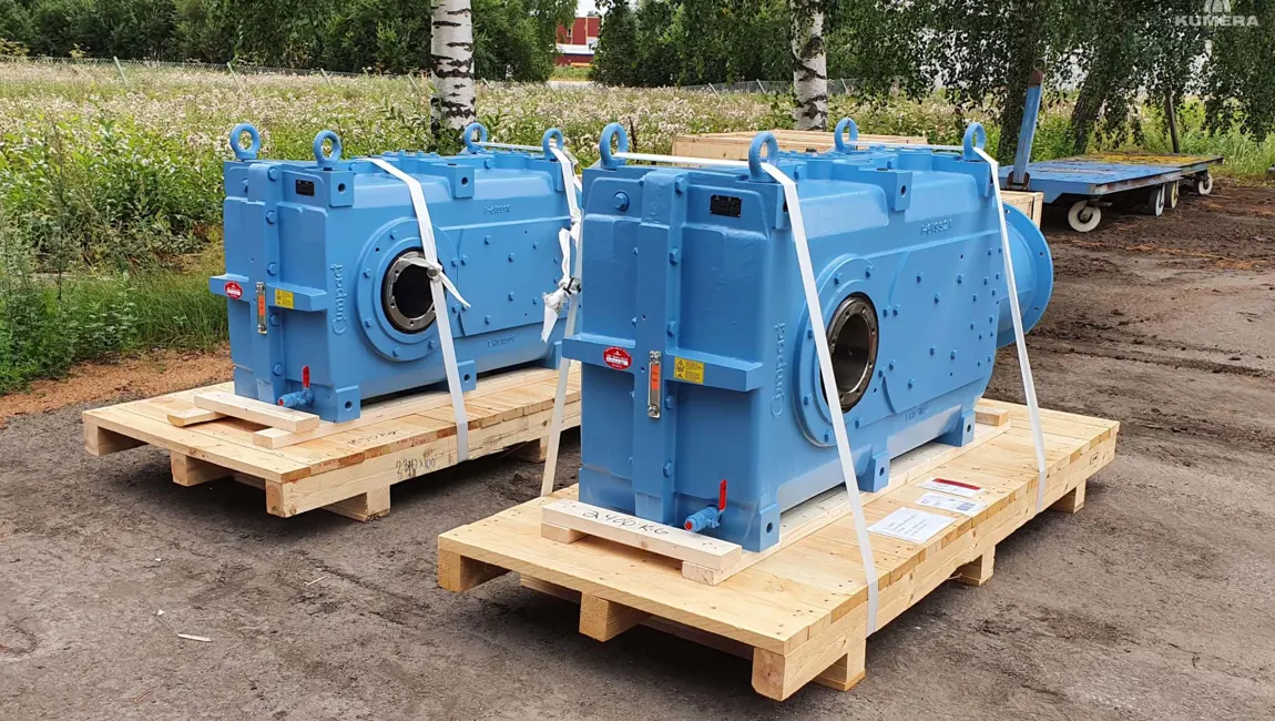 Kumera Multi Stage Helical and Bevel-Helical Gearboxes