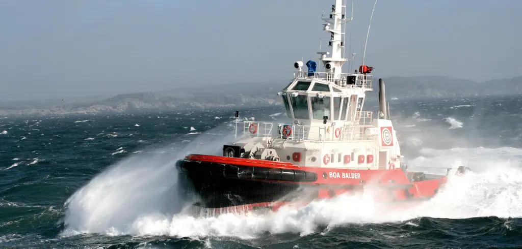 Various boats and ships with Kumera Helseth propellers - Boa balder