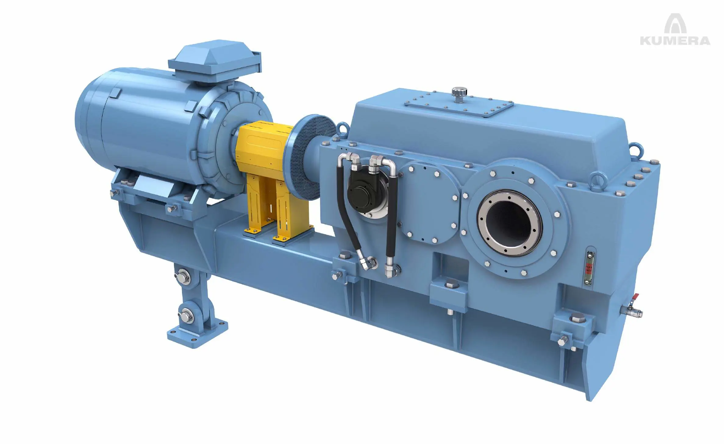 Kumera Drives for Material Handling. Kumera Material Handling Helical and Bevel-helical gear unit series for all conveyor applications.