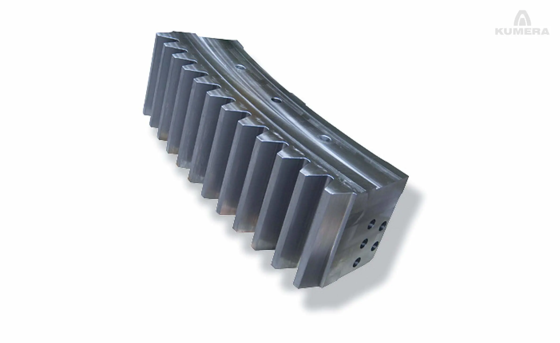 Kumera Girth Gears for Drum Drives. Kumera girth gear can be single or double pinion driven. Pinions are manufactured as a single part with an integrated shaft; however, the pinion can be separated and mounted on a separate shaft, supported by bearings, or, on the output shaft of the main gear unit.